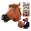 Máscara Disfraz Cabeza Caballo Fiesta Broma Harlem Halloween
