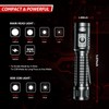axefury Flashlight, Rechargeable Magnetic LED Flashlight High Powered 1300 Lumens,Tactical
