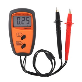 SM8124A Battery Tester LCD Display Voltmeter Digital Battery Voltage Tester for Electric Vehicles Internal Resistance Test Analyzer