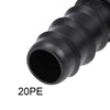 sourcing map Barb Drip Pipe Connector 20PE Hose Fitting 90