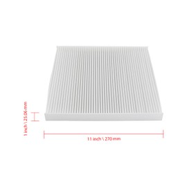 91559 Cabin Air Filter P609422 CAF24003 Compatible with Freightliner Cascadia Columbia Coronado Replace for Fleetguard AF26235 Baldwin PA4857 Donaldson P609422 Wix 24318 Luber-Finer CAF24003