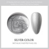 LOKFAR 1PCS Metallic Nail Polish Nail Art Gel Paint for