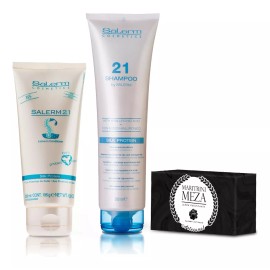 Salerm y Maritrini Meza Duo Salerm 21 Shampoo Y Mascarilla + Jabón Purificante