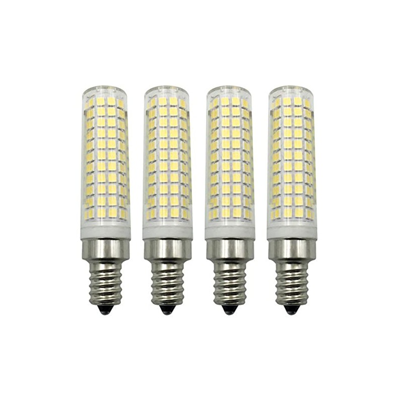 Lxcom Lighting 15W E12 LED Dimmable Corn Bulb-(4 Pack), 2835