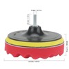 ZEONHAK 16 PCS 6 Inch Car Polishing Pads, 150mm Compound