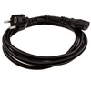 Euro 2-Pin Schuko Plug Power Cord for IEC C13 Plug