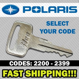 Polaris ATV Ranger RZR Snowmobile Key Cut to Your Code 2200 - 2399