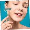 Baluue 2pcs Jade Massage Rollers for Smooth Facial Roller Tool