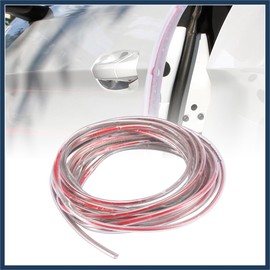 INFINAUTO 16ft 5 Meter Rubber Car Door Protector Strip Sticker Guard Clear Stylish Design