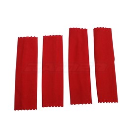 Raidenracing Damper Shock Sleeves Dirt Dust Resist Guard Cover for Traxxas 1/8 Sledge 4pcs - RED