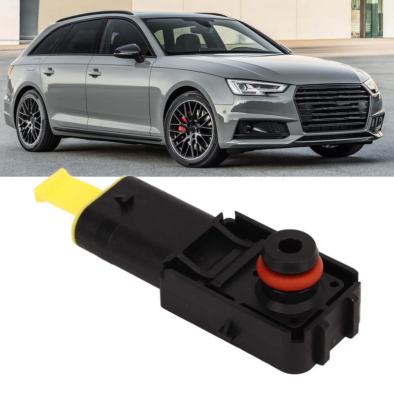 Brake Booster Pressure Sensor 5Q0906207A Sensitive Compact Strong Power Black