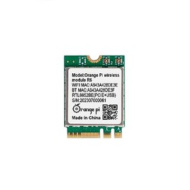 Orange Pi Módulo Inalámbrico R6, Tarjeta Inalámbrica PCIe WiFi 6 Bluetooth 5.2, Adaptador de Red para Orange Pi 5 Plus
