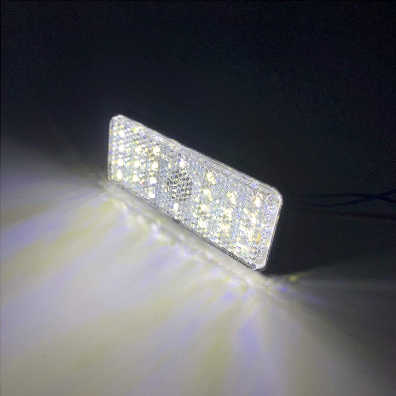 Discover winds LED Reflector Bike Custom Double Luminous Square Brake