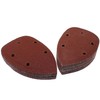 Cjueiom 50 Pcs 120 Grit Mouse Sander Sandpaper, 5 Hole