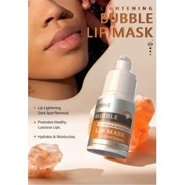 Mascarilla de Burbujas para Labios - Fórmula Aclarante y Exfoliante - Ayuda a Recuperar el Tono Natural y Rosado - Remueve Células Muertas e Impurezas - Hidratación Profunda para Labios Secos o por Fumar - 25g
