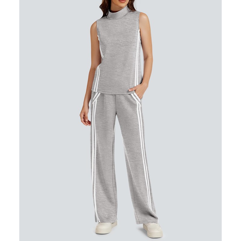 Casly Lamiit Womens 2 Piece Sets Casual Lounge Set Sweatsuits