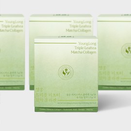 Yeonglong [3+1] Yeongrong Triple Lifty Matcha Collagen [Matcha Latte Flavor] Hyaluronic Acid Keratin Vegetable Collagen / [3+1] 영롱 트리플 리프티 말차 콜라겐 [말차라떼맛] 히알루론산 케라틴 식물성콜라겐