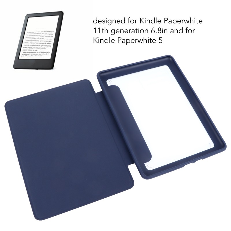 Case for Kindle Paperwhite PU Leather Acrylic Precise Cutout Auto