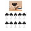 10 Set T Track Kit Woodworking Slider Bolt Knob Accessories