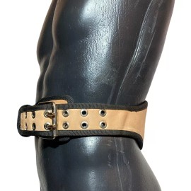 Davsa México Faja De Seguridad Tipo Pesista Uso Rudo Cuero Calibre 4mm