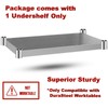 Galvanized Under Shelf for Work Tables - DuraSteel Extra Adjustable