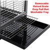 Portable Durable Heavy Duty Travel Veterinary Bird Parrot Carrier Cage