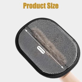 Pet Hair Remover Gloves for Cats & Dogs with Pet Comb, Pet Hair Remover Glove Electrostatic Gloves Pet Hair Remova Upgraded Animal Fur Removal Tool Repeatable Water Washing