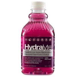 Hydralyte Electrolyte Solution Apple/Blackcurrant Flavoured 1 Litre