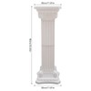 WOQLIBE 2 Pack Elegant Wedding Roman Column, Display Roman Pedestal