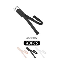 JTMKYO 3PCS Bra Expanders, Backless Converters, Bra Extension Straps, Bra Buckles, Women Girls, Backless,