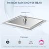 KINLIV 10 Inch Rain Shower Head Chrome Polished - All