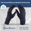 TrailHeads Men's Power Stretch Touchscreen Running Gloves - Medium