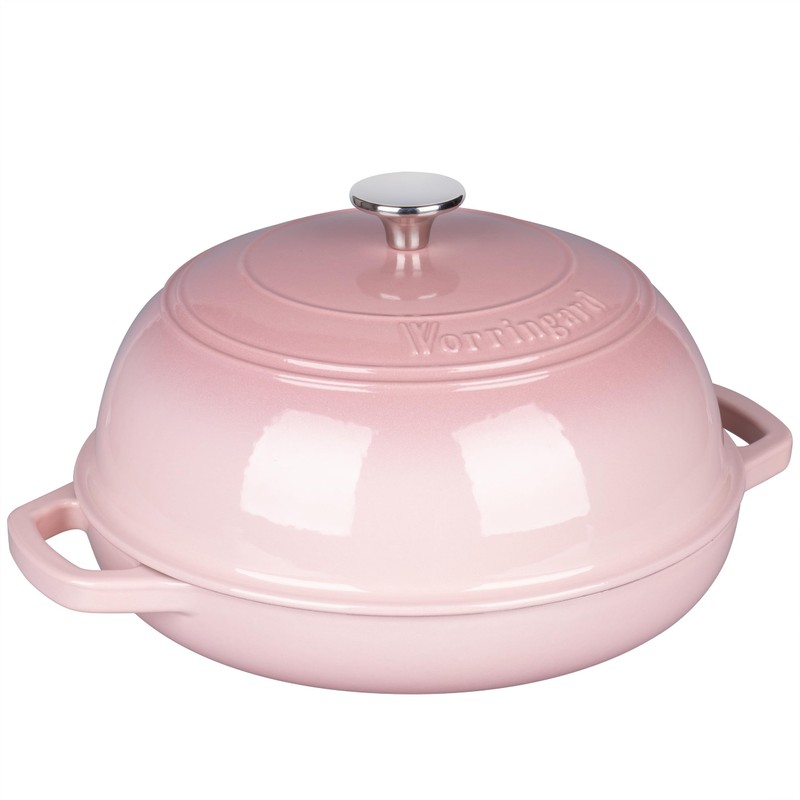VORRINGARD Enameled Cast Iron Dutch Oven Pot with Lid, Bread