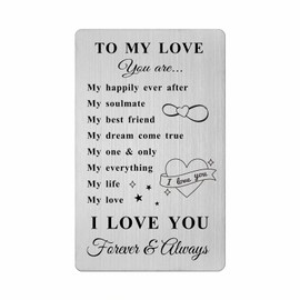 To My Love Gifts - I Love You Gifts - Soulmate Gifts for Birthday Anniversary Christmas Presents