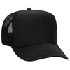 OTTO Cap Youth 5 Panel High Crown Mesh Back Trucker