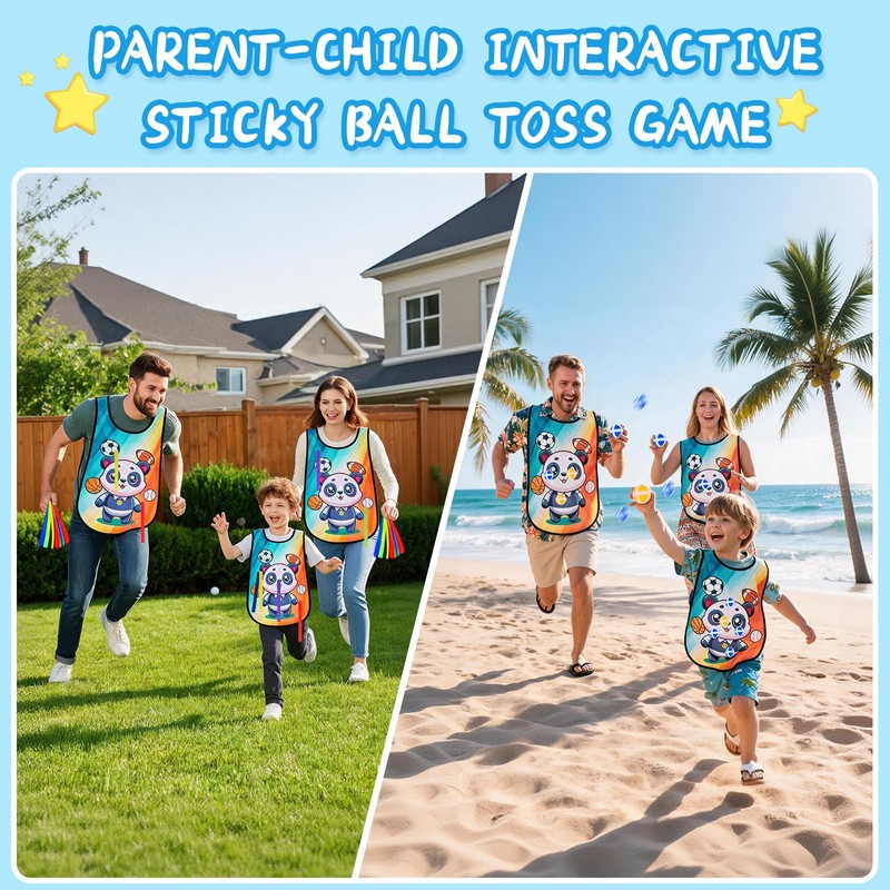 Toddler Bean Bag Toss Game for Kids 3-8, 7-in-1 Outdoor