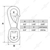 SHONAN Large Stainless Steel Swivel Snap Hooks, 2 Pack 4.6