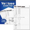 Gethelud 110 Sheets Score Pad for Yahtzee, 220 Tear-Off Pages