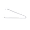 Party Essentials Plastic 6.5" Serving Tongs, 8-Count, Clear