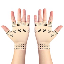 YUYTE Arthritis Gloves, Magnetic Gloves, Osteoarthritis Gloves, Compression Gloves, for Arthritis & Anti Edema & Rheumatoids, Hand Pain Health Compression Therapy (01)