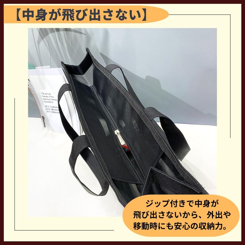 [ideamall] メッシュバッグ スパバッグ メッシュ プールバッグ サウナ チャック付き (シルバー)