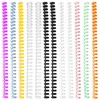 EUSTACE 12 Pcs 30 Holes Loose Leaf Ring Loose Leaf