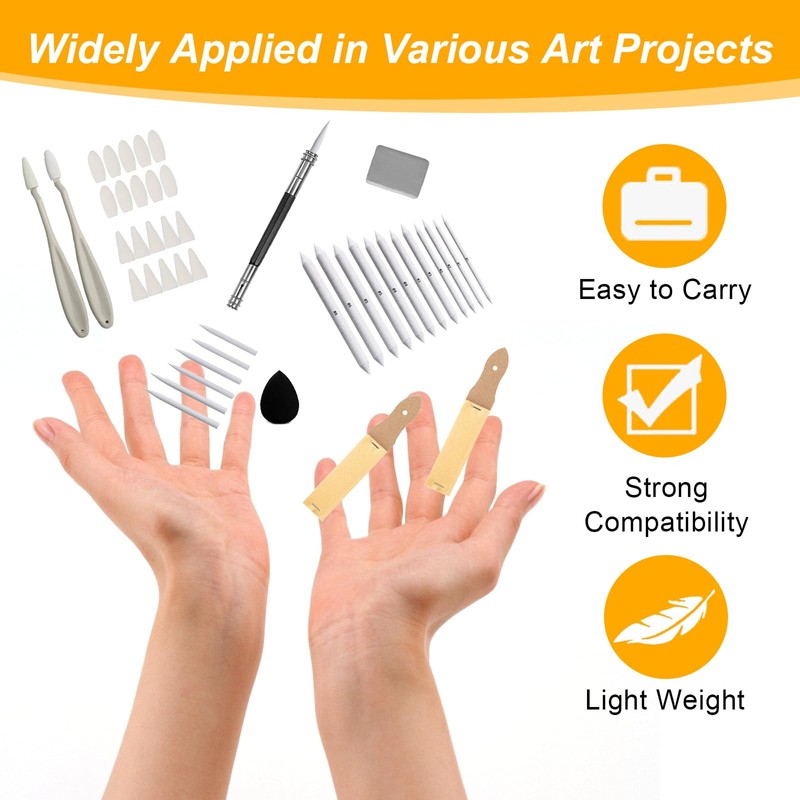 Sketch Drawing Tools - Blending Stumps MFCGHXR Ultimate Drawing Kit