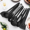 Silicone Cooking Utensils Set - 600°F Heat Resistant, Nonstick Kitchen