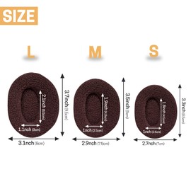 GNEGNI 1 Pair Winter Bandless Earmuffs, Men Portable Thermal Ear Muffs Unisex Ear Cover for Ladies Mens Outdoor