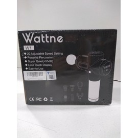 Wattne BRAND NEW Wattne W1 Handheld Percussion Massage Gun— Black