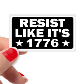 StickerX RESIST LIKE IT'S 1776 - Political Quotes , Patriotic, Protest, USA Bulk Stickers - 25 Pack