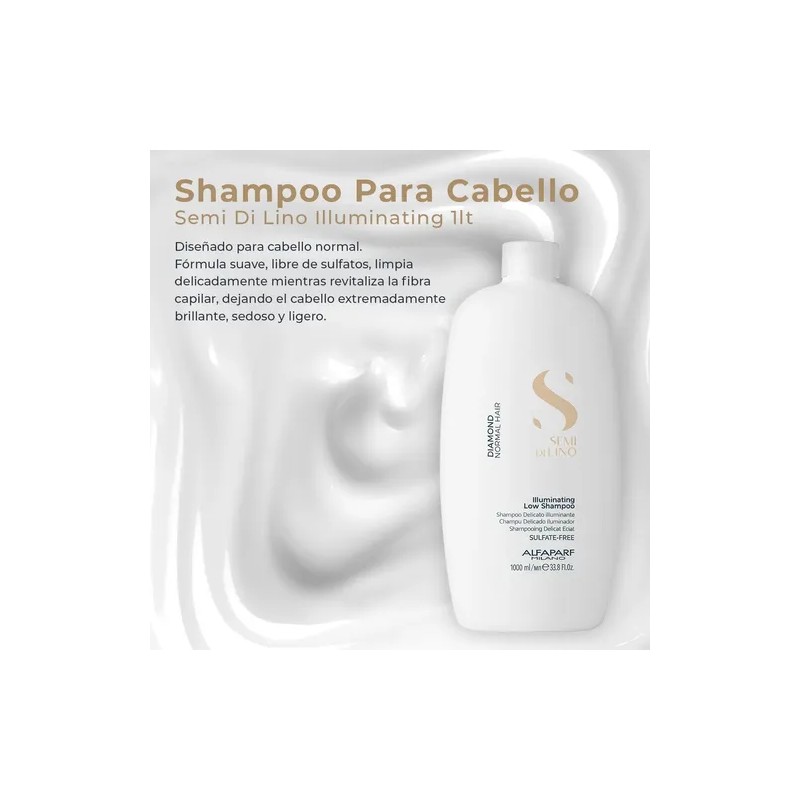 Shampoo Para Cabello Alfaparf Semi Di Lino Illuminating 1lt
