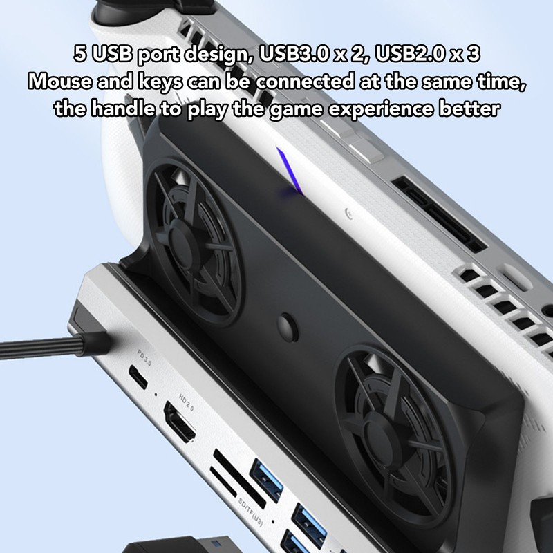 for Steam Deck Docking Station 10 in 1 for Rog