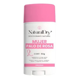 Desodorante En Barra Naturaldry Mujer Palo De Rosa Original